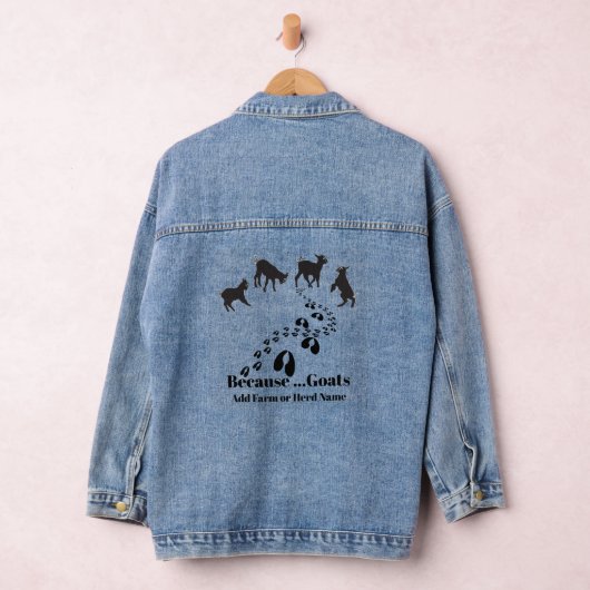 HoofPrints en Baby Geiten Denim Jacket (Hangar)