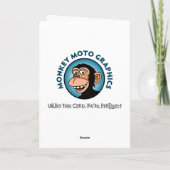 Hoog 43e verjaardag kaart (Achterkant)