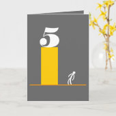 Hoog 5 kaart (Gele Bloem)