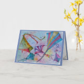 HOOG ALS EEN VLIEGER! KAART (Gele Bloem)