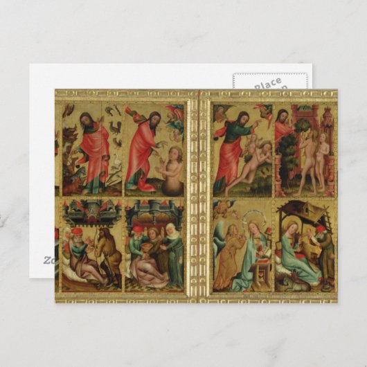 Hoog altaar van St Peter's in Hamburg Briefkaart (Voorkant / Achterkant)