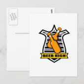 hoog bier briefkaart (Voorkant / Achterkant)
