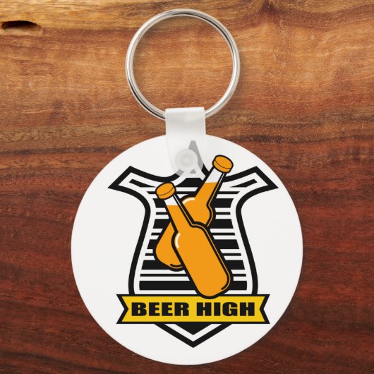 hoog bier sleutelhanger (Voorkant)