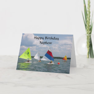 **HOOG BIRTHDAAGSE NEPHEW** EN FAV SAILOR KAART