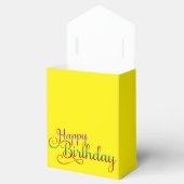 HOOG BIRTHDAY - tekstontwerp + uw eigen ideeën Bedankdoosjes (Geopend)