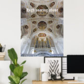 Hoog boven het orgelposter uitrijzend poster (Thuiskantoor)