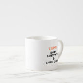 Hoog cafeïnehoudende witte Halloween Espresso Kop (Voorkant rechts)