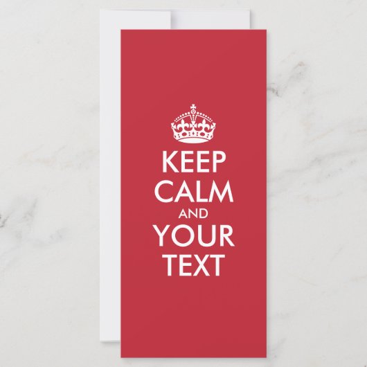 HOOG CALM EN JOUW TEKST (Voorkant)