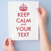 HOOG CALM EN JOUW TEKST FLYER (Hand)