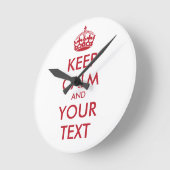 HOOG CALM EN JOUW TEKST RONDE KLOK (Hoek)
