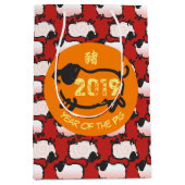 Hoog Chinees varkensjaar 2019 Medium Cadeauzakje (Voorkant)