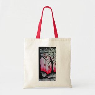 Hoog- en droge Heart-bomen Originele Art-Canvas ta Tote Bag
