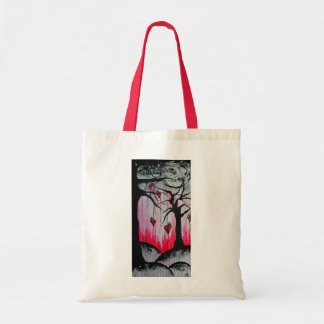 Hoog- en droge Heart-bomen Originele Art-Canvas ta Tote Bag