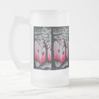 Hoog- en droge Heart Trees Orig Art 16oz Beer Mok