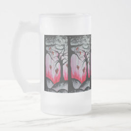 Hoog- en droge Heart Trees Orig Art 16oz Beer Mok