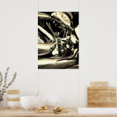 Hoog en machtig poster (Keuken)