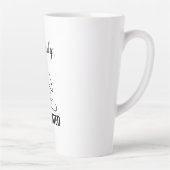 Hoog geMediteerde Chakra Meditation Latte Mok (Rechts)