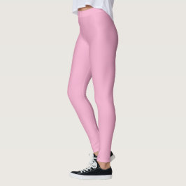hoog getailleerde, strakke roze leggings