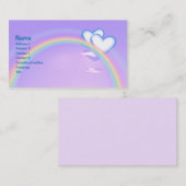 Hoog hart visitekaartje (Voorkant / Achterkant)