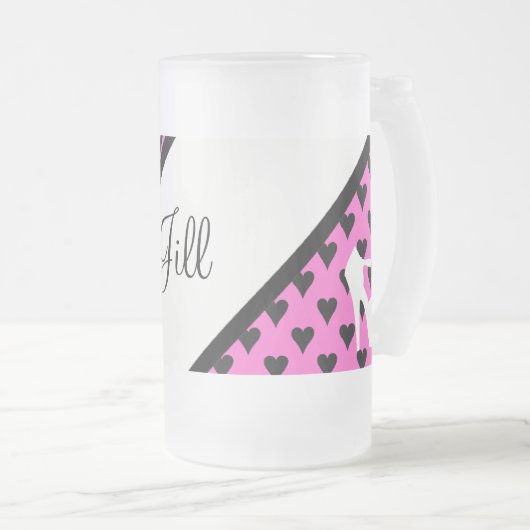 HOOG HOEEL VOEL VERZENDT HET MATGLAS BIERPUL (Voorkant rechts)