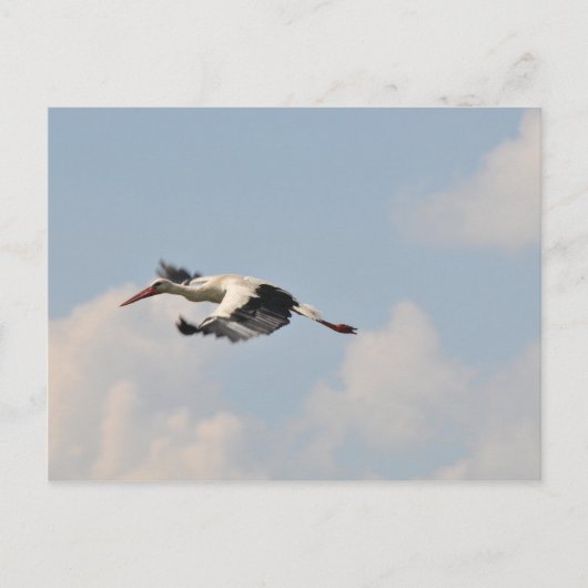 Hoog in de lucht briefkaart (Voorkant)