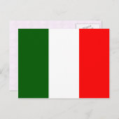 Hoog Italië - de Vlag van de kwaliteit Briefkaart (Voorkant / Achterkant)