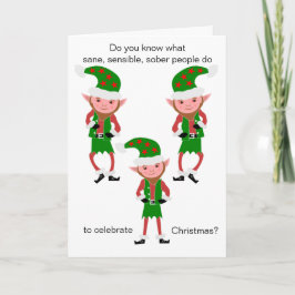 Hoog kerstfeest feestdagen kaart