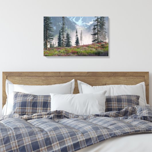 Hoog land (lente) canvas afdruk (Insitu (Slaapkamer))