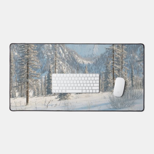 Hoog land (winter) bureaumat (Keyboard & Muis)