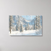 Hoog land (winter) canvas afdruk (Voorkant)