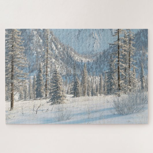 Hoog land (winter) legpuzzel (Horizontaal)