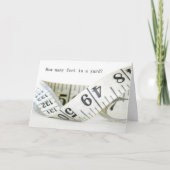 Hoog meetbare tapekaart kaart (Voorkant)