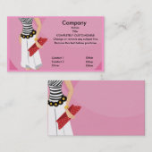 Hoog Mode Boutique Visitekaartje tweezijdig (Voorkant / Achterkant)