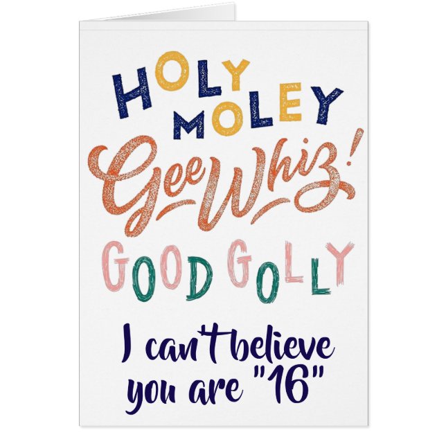 HOOG MOLY & GOOD GOLLY JE BENT ***16*** (Voorkant)