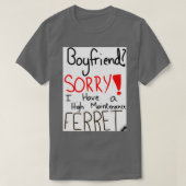 HOOG ONDERHOUDSRET T-SHIRT (Design voorkant)