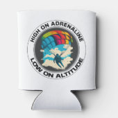 Hoog op adrenaline, laag op hoogte - Skydiving Blikjeskoeler (Achterkant)