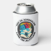 Hoog op adrenaline, laag op hoogte - Skydiving Blikjeskoeler (Blikje Achterkant)