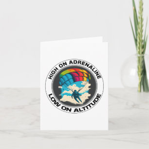 Hoog op adrenaline, laag op hoogte - Skydiving Kaart