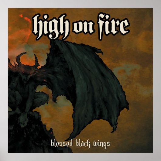 Hoog op brandband poster (Voorkant)