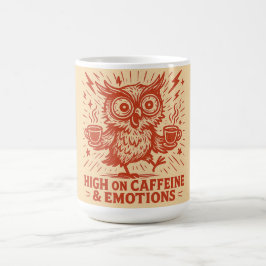 Hoog op cafeïne & emoties koffiemok