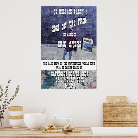 Hoog op de kikker poster (Keuken)