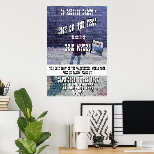 Hoog op de kikker poster (Thuiskantoor)