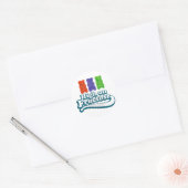Hoog op fructose ronde sticker (Envelop)