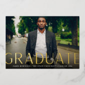 Hoog profiel | Aankondiging van het Afstuderen Fot (Voorkant)