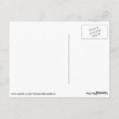 Hoog roofdier briefkaart (Achterkant)