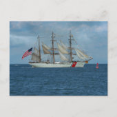 Hoog schip USCGC Eagle Briefkaart (Voorkant)