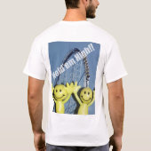 Hoog T-Shirt vasthouden (Achterkant)