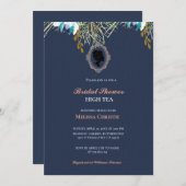 hoog theetuinfeest, mooie zachte pastel  kaart (Voorkant / Achterkant)