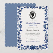 hoog theetuinfeest, mooie zachte pastel  kaart (Voorkant / Achterkant)