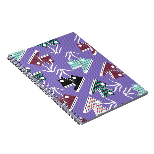 Hoog Topjes patroon Notitieboek (Rechterzijde)